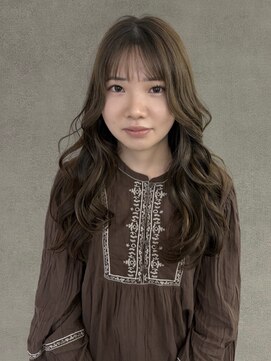 ルアナ 梅田店(Luana) 柔らかオリーブベージュ×顔まわりレイヤーで垢抜けヘア