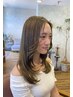 カット+カラー+【ヘッドスパ】 ¥14000~