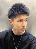 ノイセルヘアー(Noisyle Men's hair) リバースセンターパート/ニュアンスパーマ/ダウンバング/MEN'S