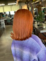 エイム ヘア デザイン 町田店(eim hair design) オレンジカラー/ダブルカラー/外ハネボブ/髪質改善/ツヤ髪