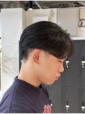刈り上げセンターパート
