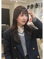 ファーム 大崎店(FAAM)&nbsp;アッシュブラウン×バングありレイヤーカット