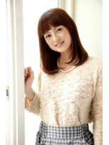 アンアミ オモテサンドウ(Un ami omotesando) 秋冬　大人可愛い シンプルストレート☆（Un　ami　津村　佳奈）