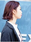 チェリーレッド3Dボブ★