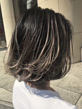 ウィルゴ(VIRGO) 外国人風ハイライトグラデーションカラーボブ☆
