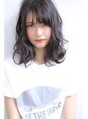 【Blanc/広島】ダークグレージュ×ミディアムボブ