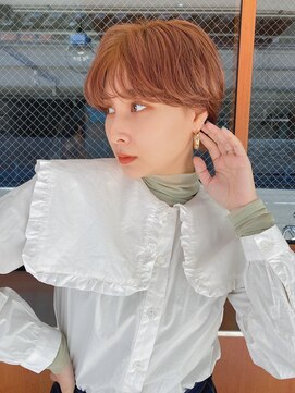 ルービック バランス 天王寺(Rubik's×Balance) 大人可愛いくせ毛風20代30代40代ショートボブ丸みショート◎