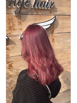 ドゥーアンジヘアー(dou-Ange hair) チェリーピンク☆