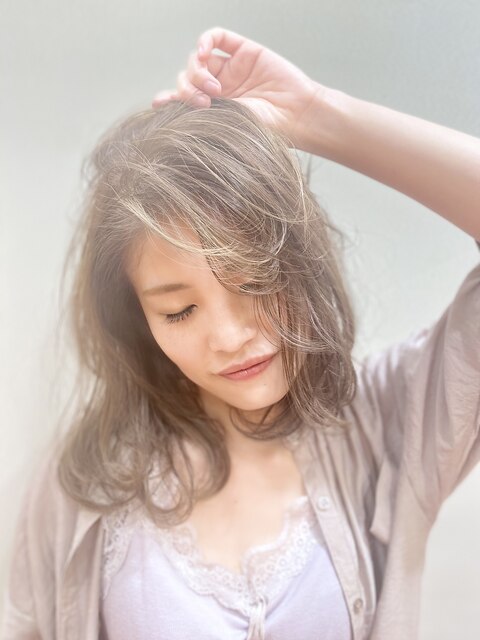 無造作/ゆるふわパーマ【髪質改善/インナーカラー/ヘアセット】