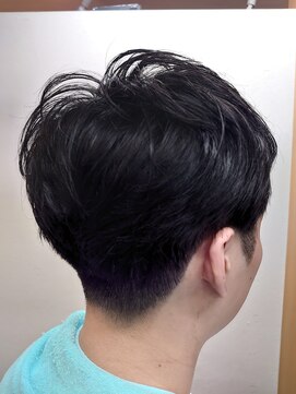 スマイル(Smile) マッシュ ツーブロック ショート ビジネスマン 学生、黒髪