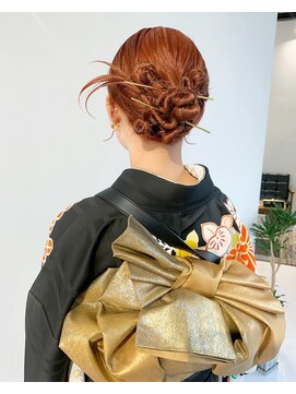 ヨハ ク 成人式ヘアセット