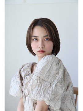 ヘアーアンドメイク エクリ 不動前店(Hair&Make equri) 【不動前美容室】タイトボブ