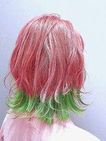 美容室 夢追い人&nbsp;鬼滅カラー甘露時蜜璃