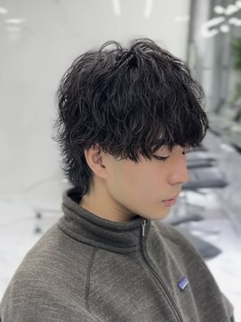 メンズヘアセンス 渋谷(MEN'S HAIR SENSE) 波巻きパーマナチュラルマッシュウルフ