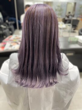 アイズ 本厚木(AIZU) バレイヤージュ　ラベンダー