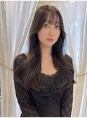 韓国ヘア×透明感カラー