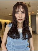 透明感カラー×レイヤーカット☆