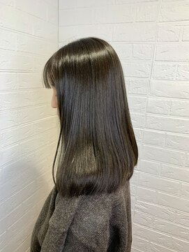 ヘアースペースブルーム プリュス 石橋店(HAIR SPACE BLOOM plus) オリーブグレージュ/透明感カラー/レイヤーカット