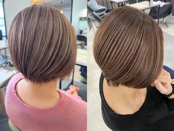 クララ バイ マニスオブヘアー(CLALA by Manis of hair)の写真/痛ませない白髪染めでダメージレスな大人スタイルを,デザインが欲しい方には白髪ぼかしハイライトがお勧め