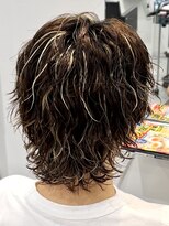 オーシャントーキョー 仙台(OCEAN TOKYO)&nbsp;サーフカール波巻きスパイラルミディアム2ブロックウルフパーマ