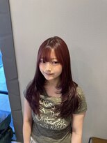 ロロネー 天満(Lolonois)&nbsp;【Lolonois天満】ワインレッド×レイヤーカット（KaHd）