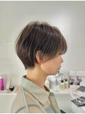 別府ショートボブ顔まわりレイヤーカット髪質改善カラー30代