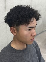 スウェル 稲毛店(Swell)&nbsp;MEN’S HAIR/波巻きツイストスパイラル/リバースセンターパート