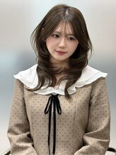 巻いても可愛い！動きと垢抜けを叶えるレイヤーカット　天神/レイヤーカット/ハッシュ/U24学割/ロング