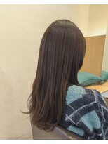 ウイバイファースト(u'i by first)&nbsp;ピンクベージュのロングスタイル