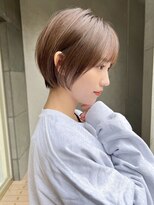 ガーデン 渋谷(GARDEN)&nbsp;小顔外ハネボブダークアッシュ大人ガーリー似合わせカット