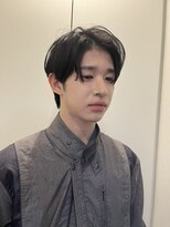 ロンドフルール 大宮東口(Lond fleur) men's/メンズ/リバースセンターパート/黒染め/韓国/顔周り波巻き