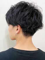 リノア 西梅田 福島(Linoa)&nbsp;梅田/髪質改善/ブルーブラック×無造作マッシュショート