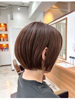 ポルト 都立大学店(Porte)&nbsp;30～50代圧倒的人気☆ショートボブ×白髪活かしカラー