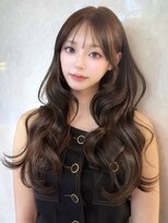 クム(kumu)&nbsp;前髪カット/ヘアセット/レイヤーカット/韓国ヘア/透明感カラー