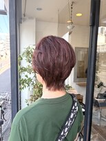 ハロウ&nbsp;大人ピンクブラウン×ショートレイヤー