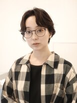 ワビ(wabi)&nbsp;柔らかニュアンスパーマ×透明感カラー