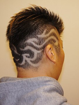 カプリヘアーデザイン(Capri Hair design) モヒカンバリアート