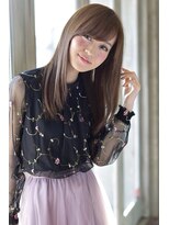 ナナナ パレナ 大津膳所店(nanana parena) 大人可愛い美肌ベージュストレート【nanana parena】