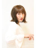 ディンプル(DIMPLE)&nbsp;切りっぱなし外はね＋オレンジアッシュ