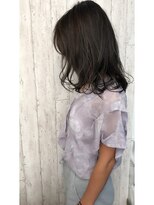 コピーヌ 高田馬場店(Copine)&nbsp;憧れの外国人風アンニュイ暗髪☆ブルーブラウン×無造作カール☆