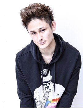 フジヤマ バーバー ショップ(FUJIYAMA BARBER SHOP) ソフトツーブロック フェザーマッシュ