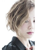 ミエル ヘア 新宿(miel hair) 【miel hair新宿】カジュアルグラデーションボブ