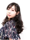 愛され大人かわいいゆるふわイルミナカラーパーマAラインボブ