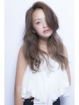 ミエルヘアーエスト 新宿店(mielhair est) かき上げゆるふわロング【新宿】