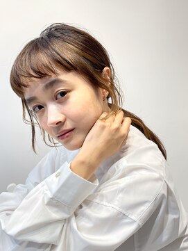 レトン 銀座(leton) オン眉/ボブ/オリーブグレージュ/マッシュショート[銀座]