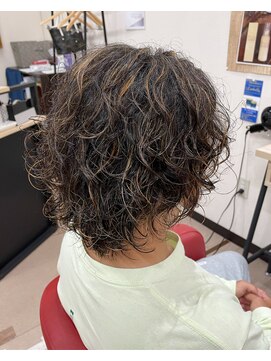 サクラ(SAKURA) メッシュブリーチ/パーマスタイル