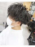 メンズ無造作パーマ