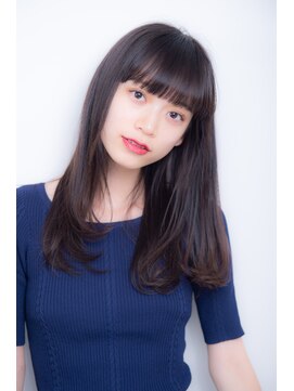 ガリカ(Gallica kinshicho) 『 ダークグレージュ×外国人ロングヘア 』ひし形シルエット