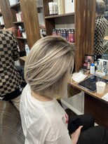 ラフ(LAFF)&nbsp;#黒髪#ボブルフ#ネビージュ#小顔#ワンレン