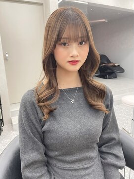 ロンド マーレ 天神大名店(Lond mare) イメチェン/チェリーブラウン/フェミニン/ダークアッシュ/束感